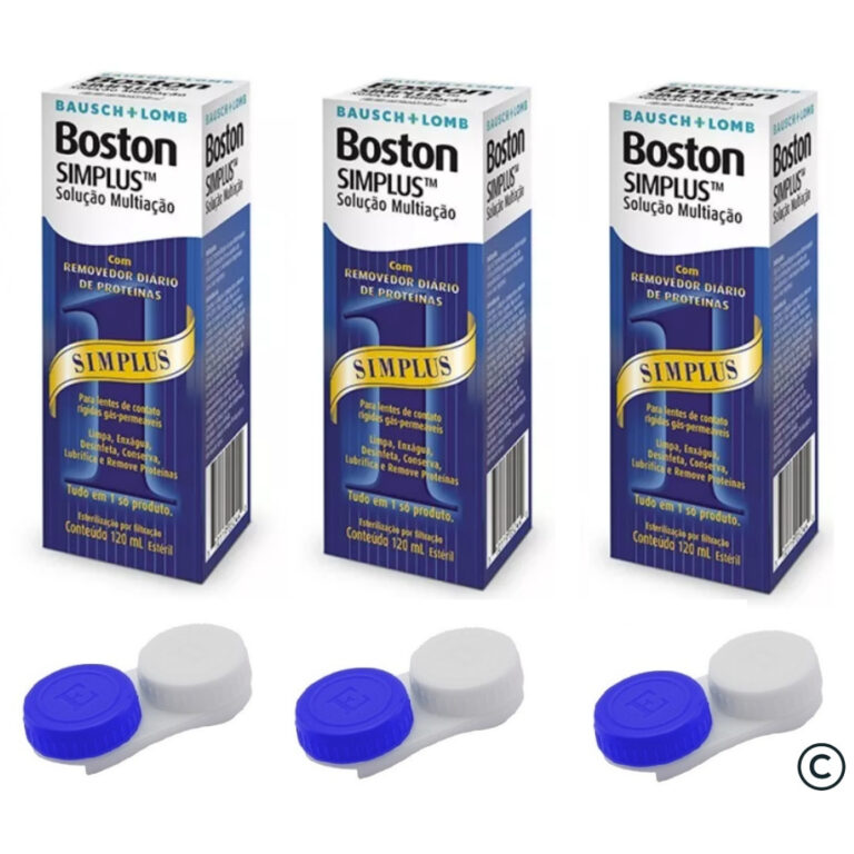 3 Boston Simplus 120ml Solução Multiação Para 
