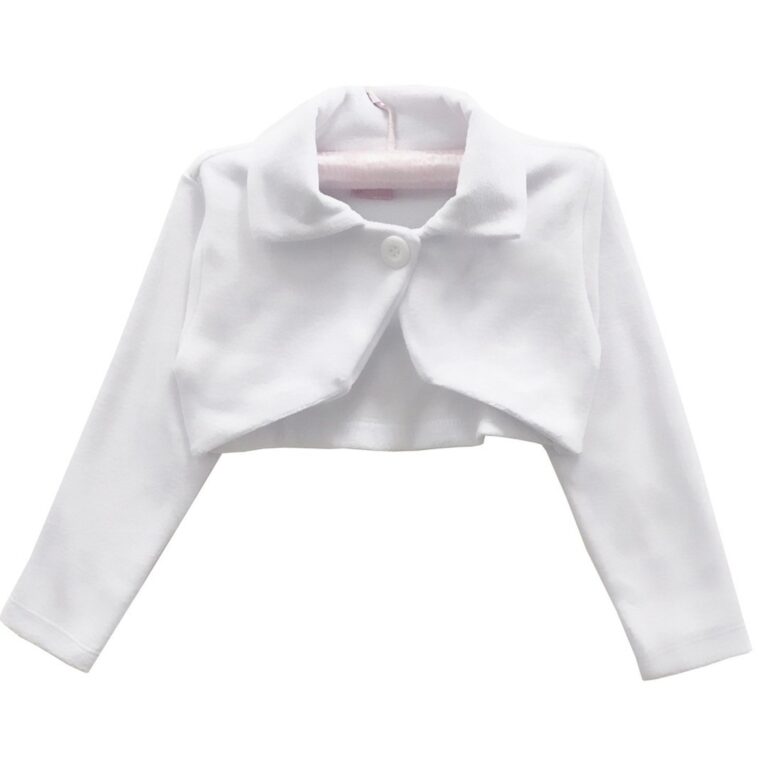 Bolero Infantil Festa Menina Plush Vários Cores E