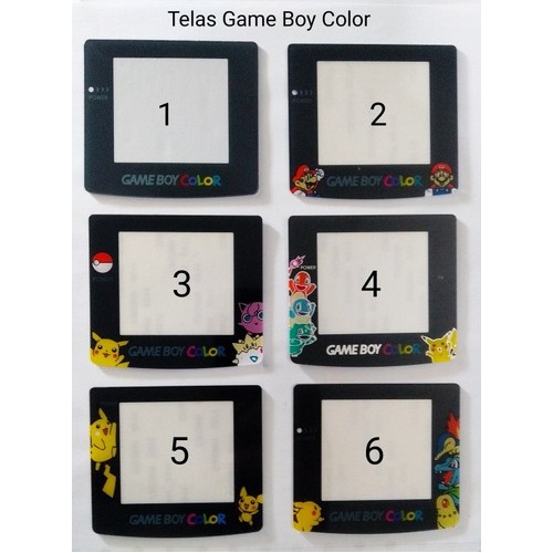 1 Tela Game Boy DMG, Advance, Sp, Pocket Ou Color