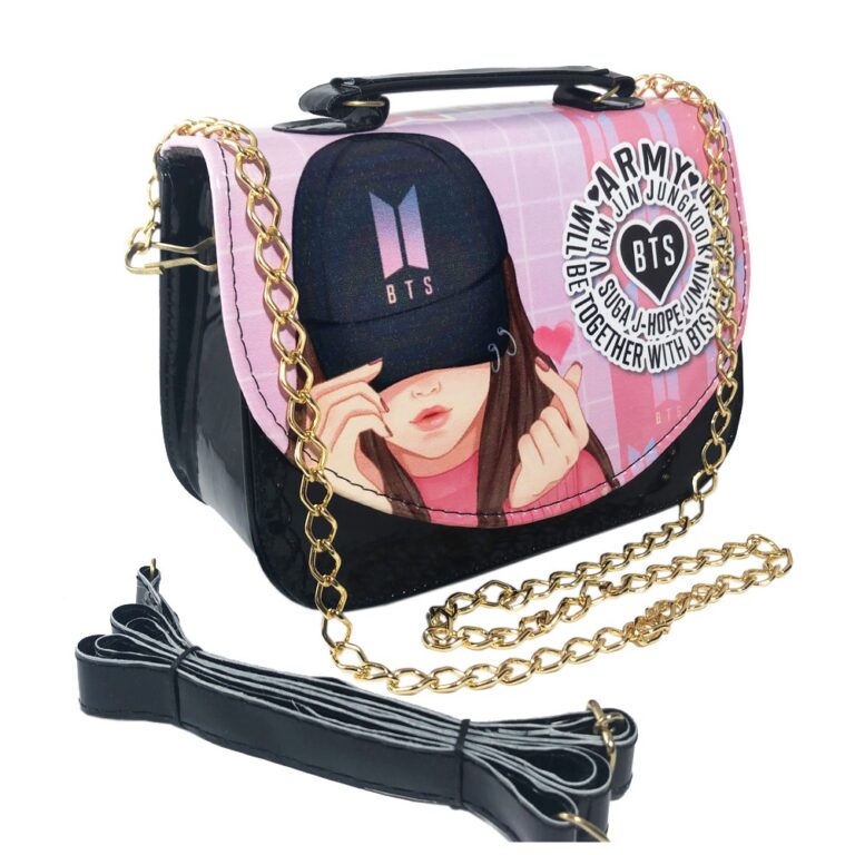 Bolsa Ombro BTS Meninas Super Estilosas Dia Das Cr