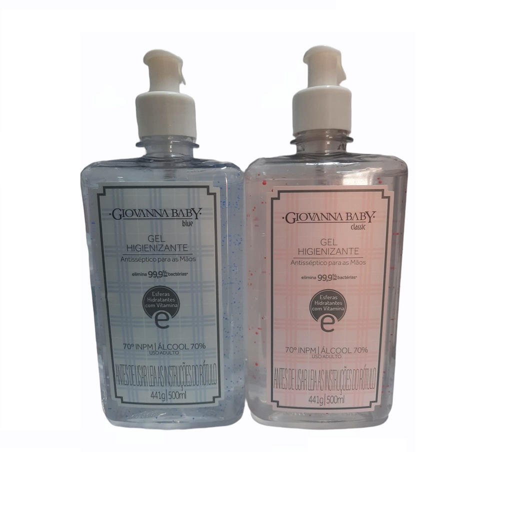 Giovanna Baby Kit 2 Gel Higienizante Blue E Classic 500ml