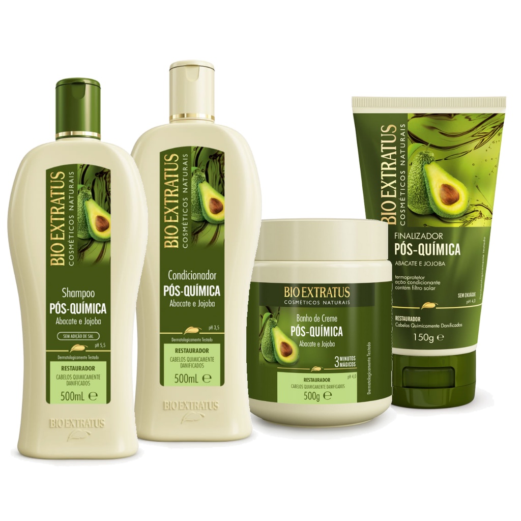 Linha Pós-química Bio Extratus Completa Restauração Proteção