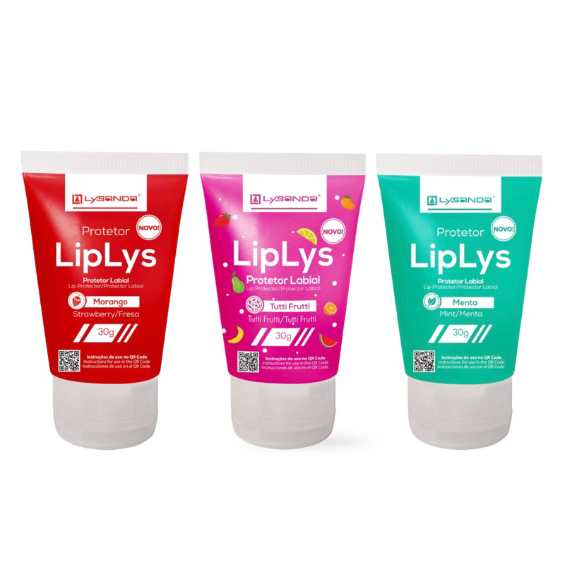 LipLys Lysanda Protetor Labial Hidratante Para Lábios Ressecados
