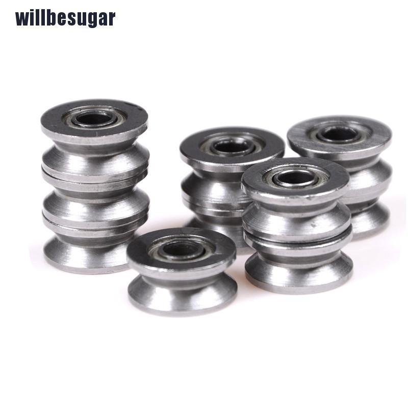 [Willbesugar11] 10Pcs 624Vv Ranhura V Rascas Profundas De Rolamentos De Esferas Rolamento Guia De Ca