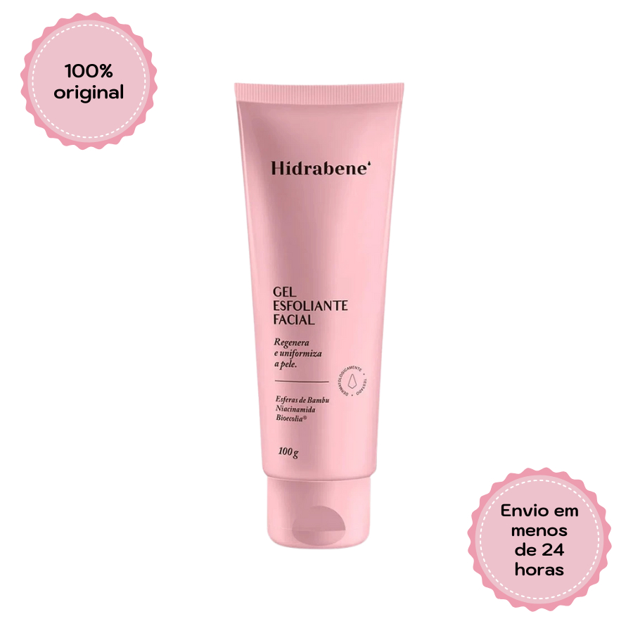 Gel Esfoliante Facial Hidrabene Uniformizador Da Pele Vegano 100g