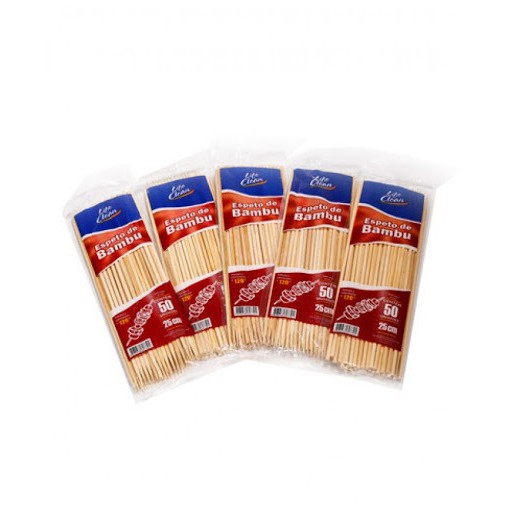 ESPETO DE BAMBU 25CM C/50