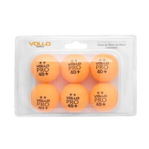 Renove seu Jogo! Bolas de Tênis de Mesa Laranja Vollo – Mais Precisão e Diversão.