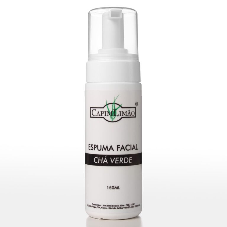 Espuma Facial Chá Verde Capim Limão