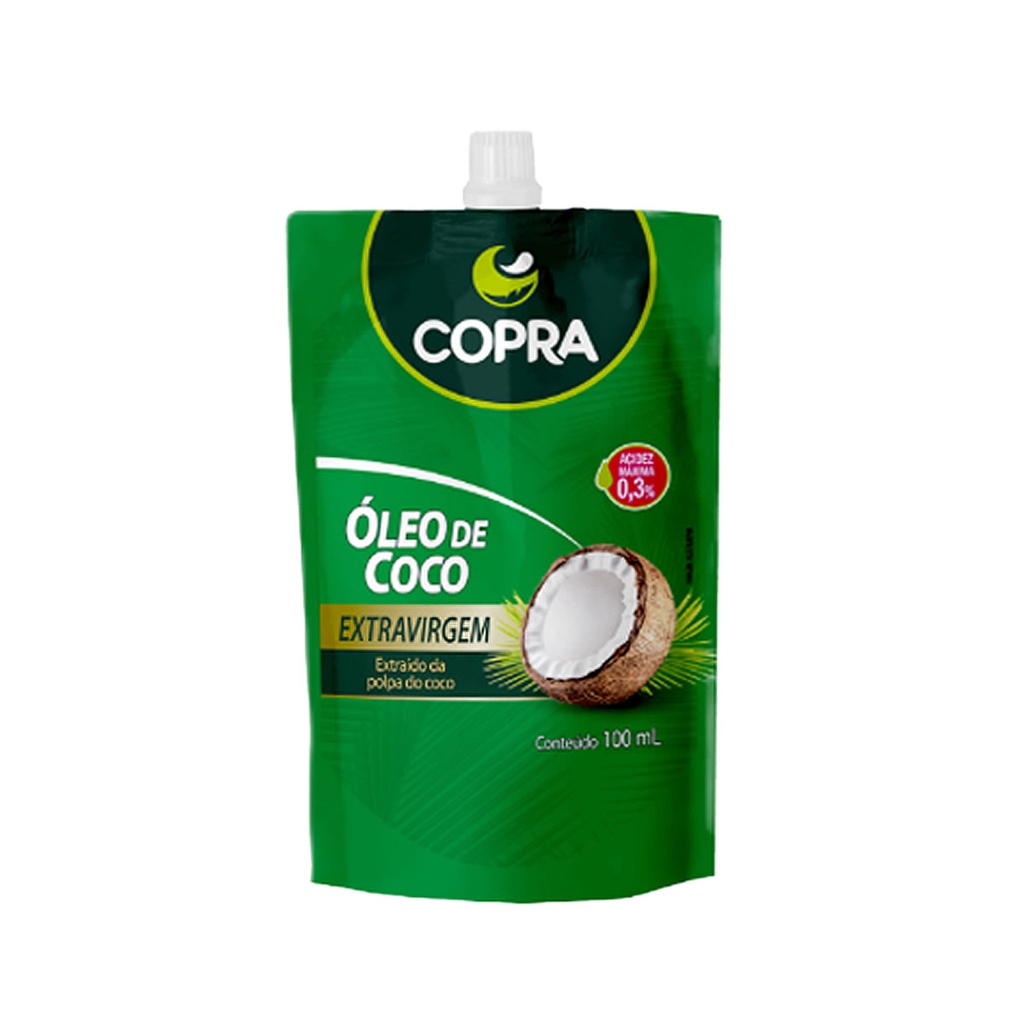 Óleo de Coco Extra Virgem Stand Pouch 100ml – Copra