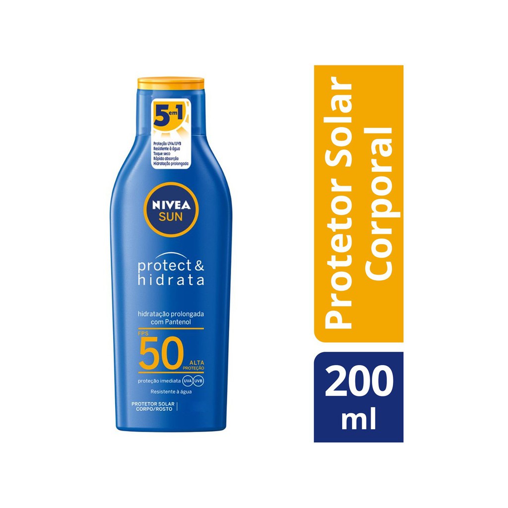 Nivea Sun Protect E Hidrata Fps 50 – Protetor Solar 200ml