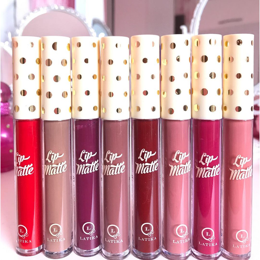 Batom Liquido Matte Latika 4ml Longa Duração, Não Transfere e Não Craquela (ESCOLHA SUA COR)