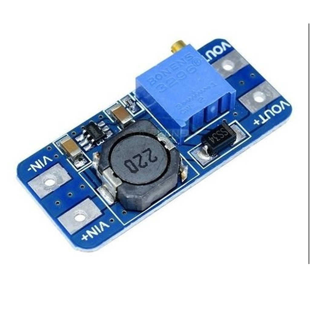 Regulador De Tensão Mt3608 Conversor Step Up Arduíno, Arduino Mega, Arduino Uno, Esp8266, Esp32, W51