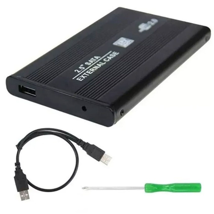 Case Gaveta Hd Sata Notebook Usb Externa Pc Xbox Ps3 Wii T2