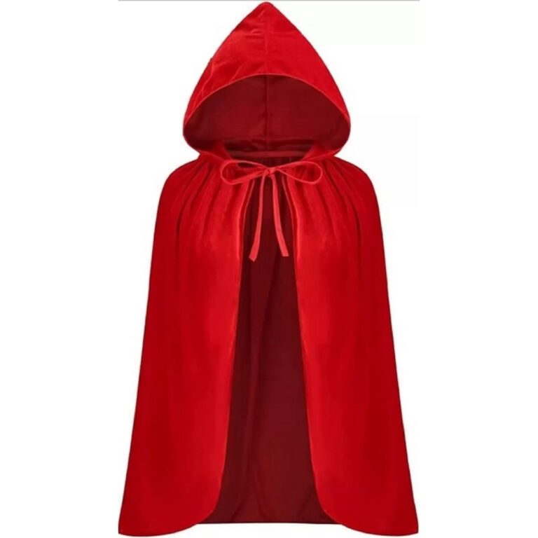 Capa Chapeuzinho Vermelho Curto Adulto