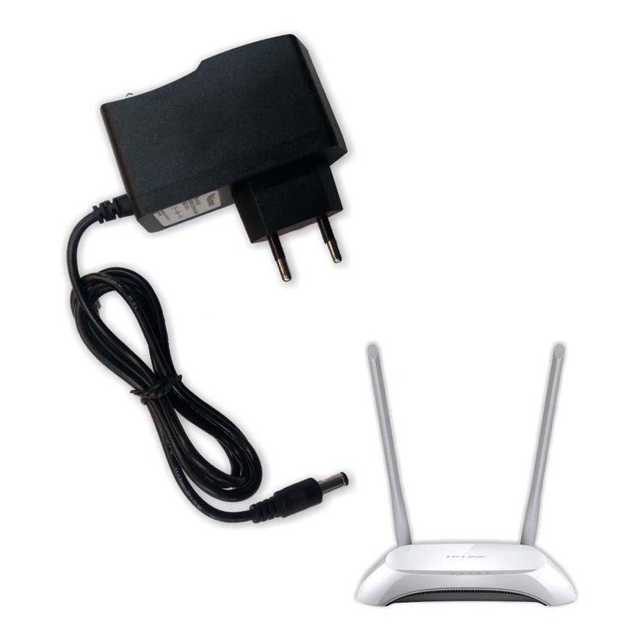 Fonte Para Roteador Tp-link Wr 840 N ( Carregador / Cabo de Forca / Cabo de Energia ) – R1126