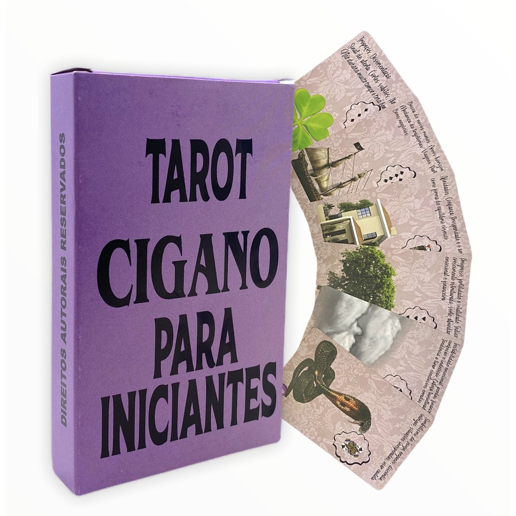 Baralho Tarot Cigano Para Iniciantes 36 Cartas Plastificadas C/ Significados