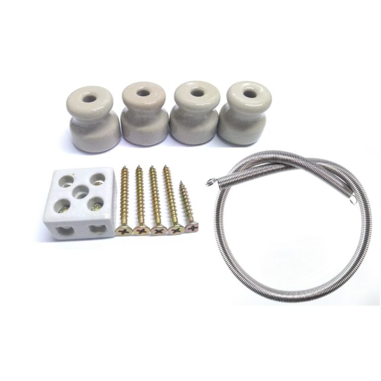 kit chocadeira resistencia isolador de porcelana  