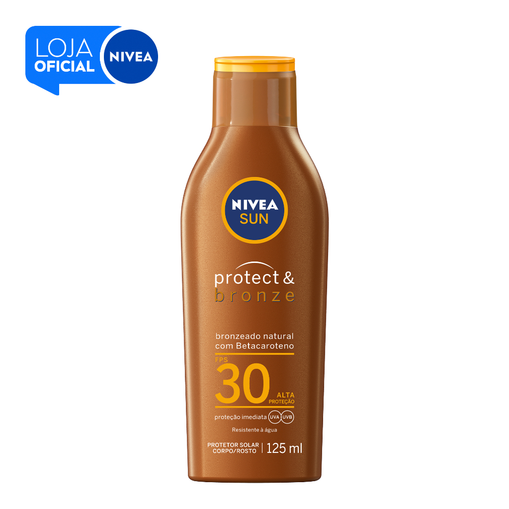 NIVEA SUN Protetor Solar Protect E Bronze FPS 30 125ml BBB 26