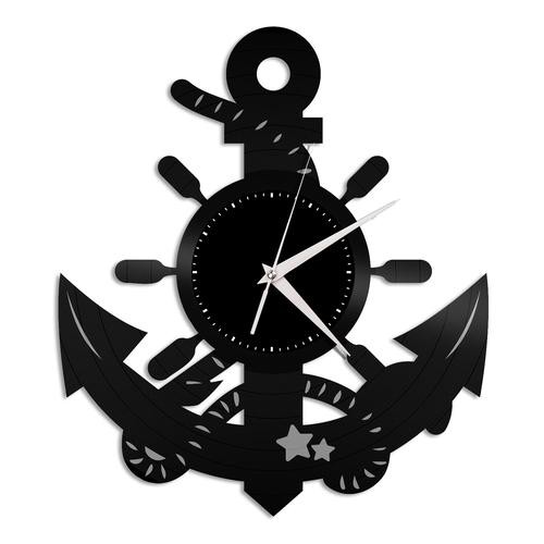 Âncora Barco Vela – Relógio Disco De Vinil