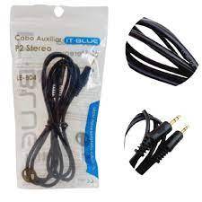 Kit 10 Cabos Auxiliar P2 P2 It-blue Barato Promoç