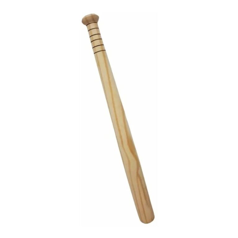 Taco de Baseball (Beisebol) Madeira Maciça 70cm &