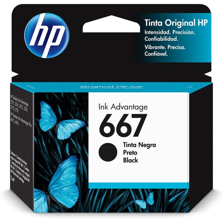 Cartucho Hp 667 Original – HP 667 Preto / HP