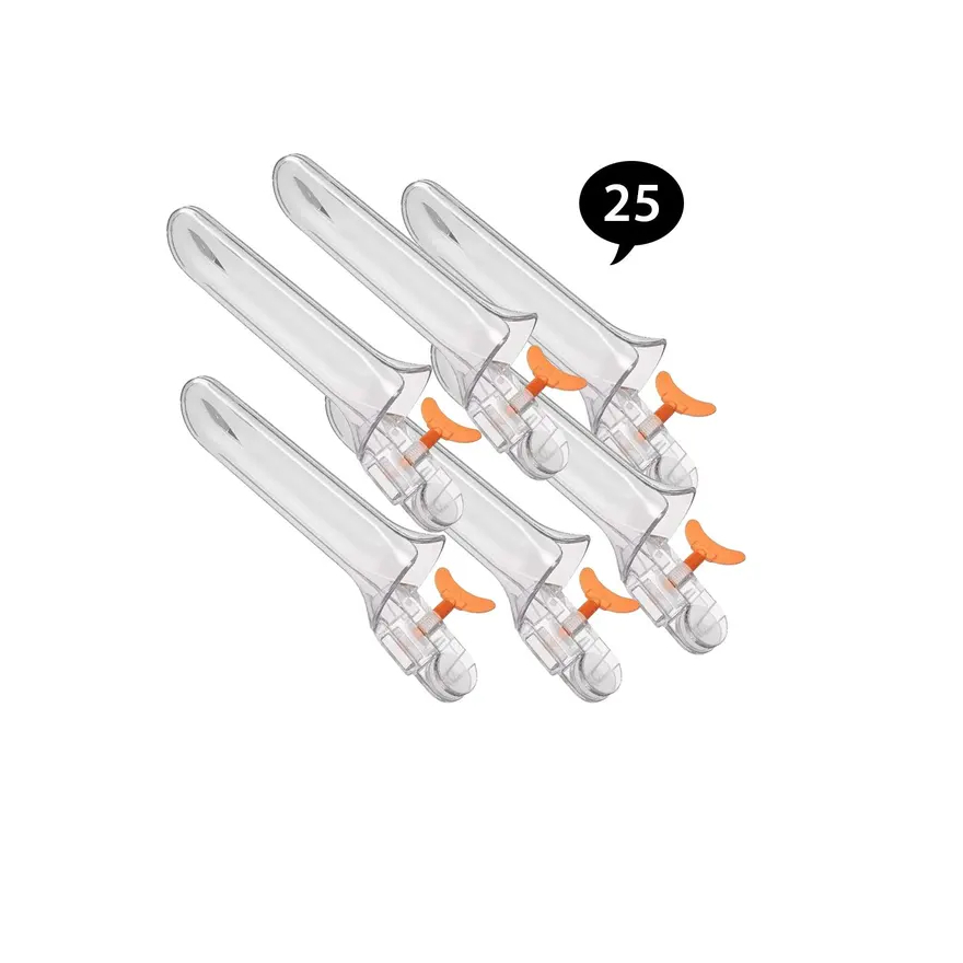 Especulo Vaginal Ginecológico Ñ Lubrificado Ñ Estéril 25pçs