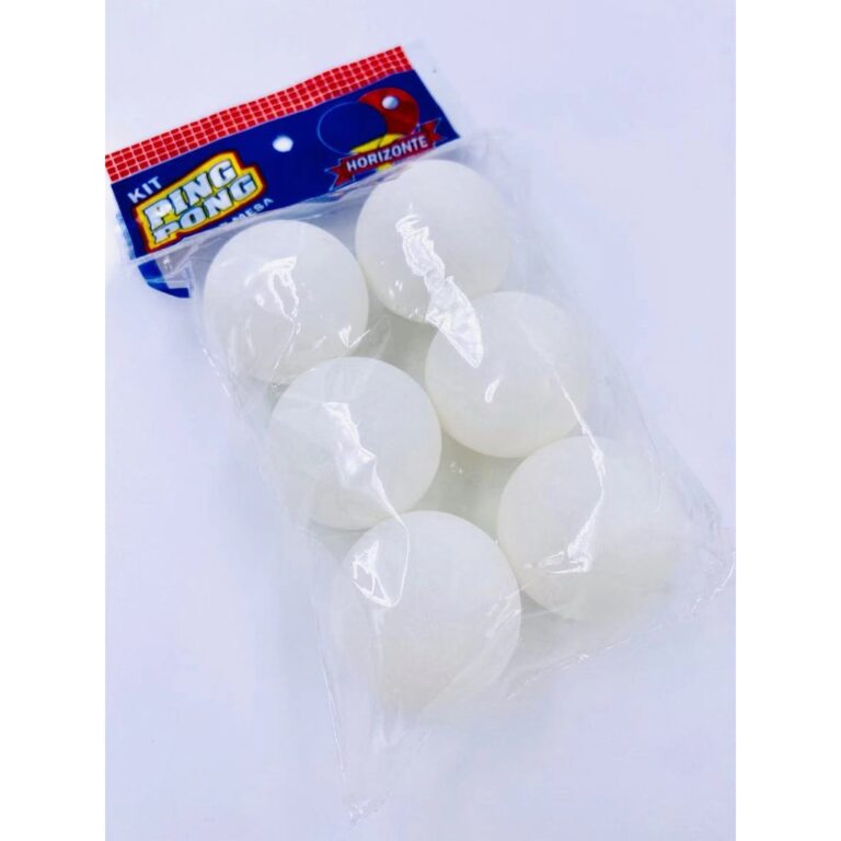 Bolinhas De Ping Pong Branca Pacote Com 12 Unidade