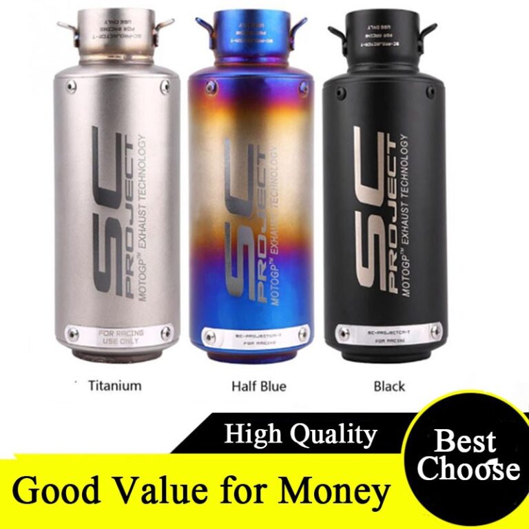 Universal  51/60MM Inlet Motorcycle Exhaust Pipe S