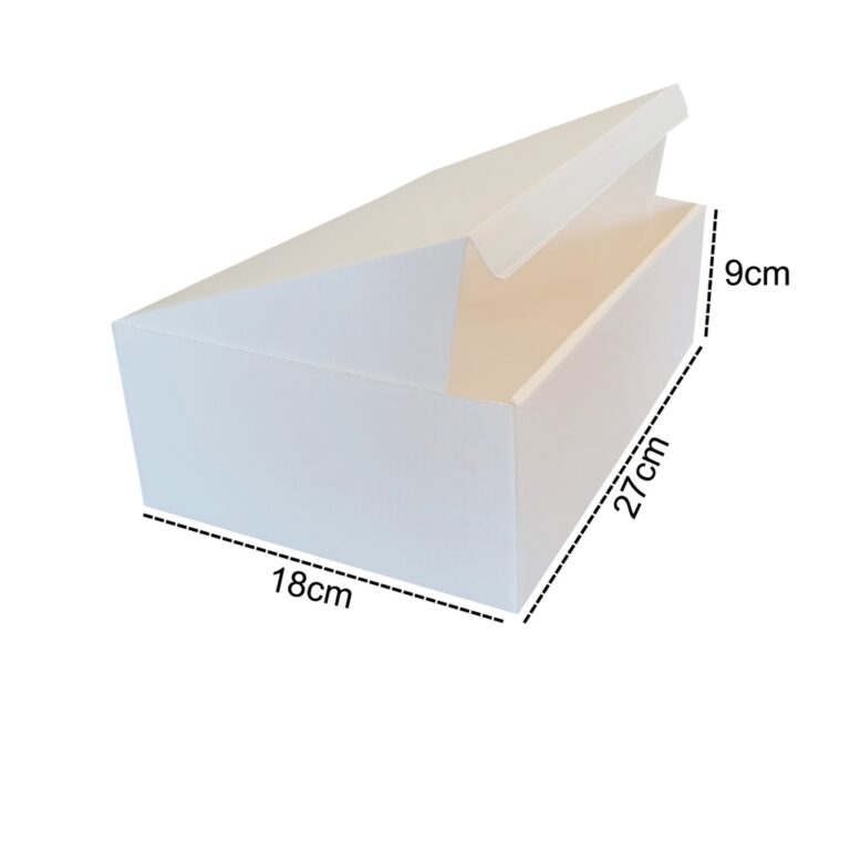 10 Caixas De Papelão 27x18x9 Montável Branco Env