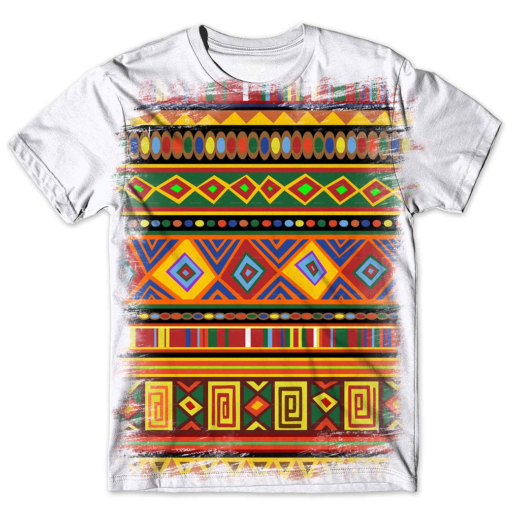 Camisa Camiseta Masculina Africana 73