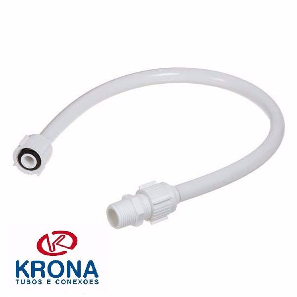 ENGATE FLEXIVEL 1/2 PVC 40CM KRONA
