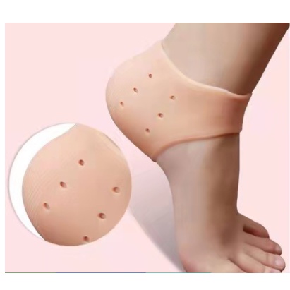 Par de Meia Palmilha Silicone Gel Protecao Ortoped