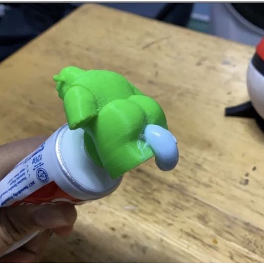 Tampa pasta de Dente Shrek