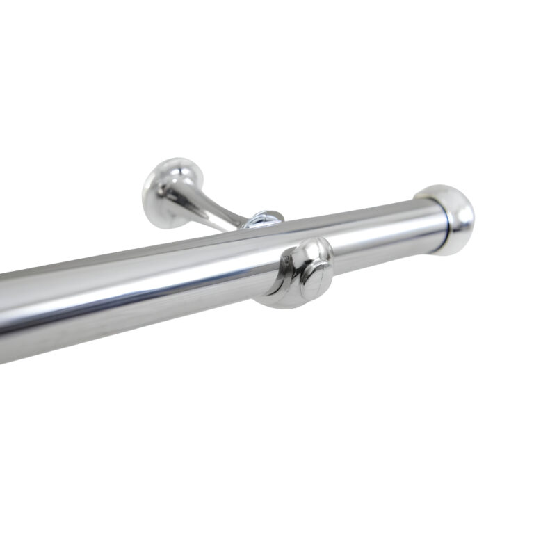 Kit Varão P/ Cortinas 3,00 Metros 28mm (Grosso) &