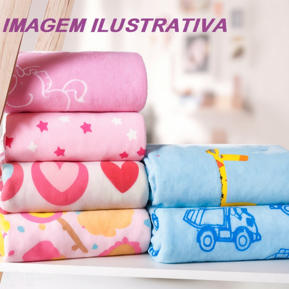 Mantinha Bebe Cobertor Soft 1,00cm x 90cm  Manta Bebe Manta Nenem