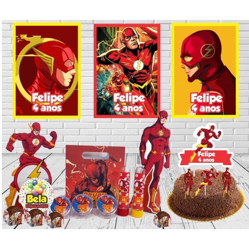 Kit Festa Infantil 150 pçs – Flash – 