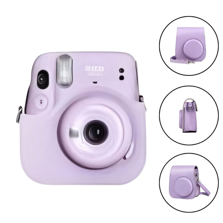 Bolsa Instax Mini 11 e 12 Groovy Roxo Claro (sem e