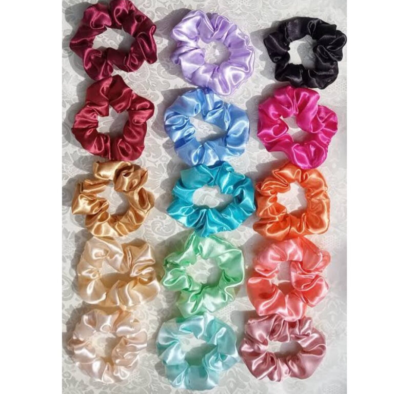 1  Scruncheis Xuxinha De Cetim Buchinha De Cabelo 