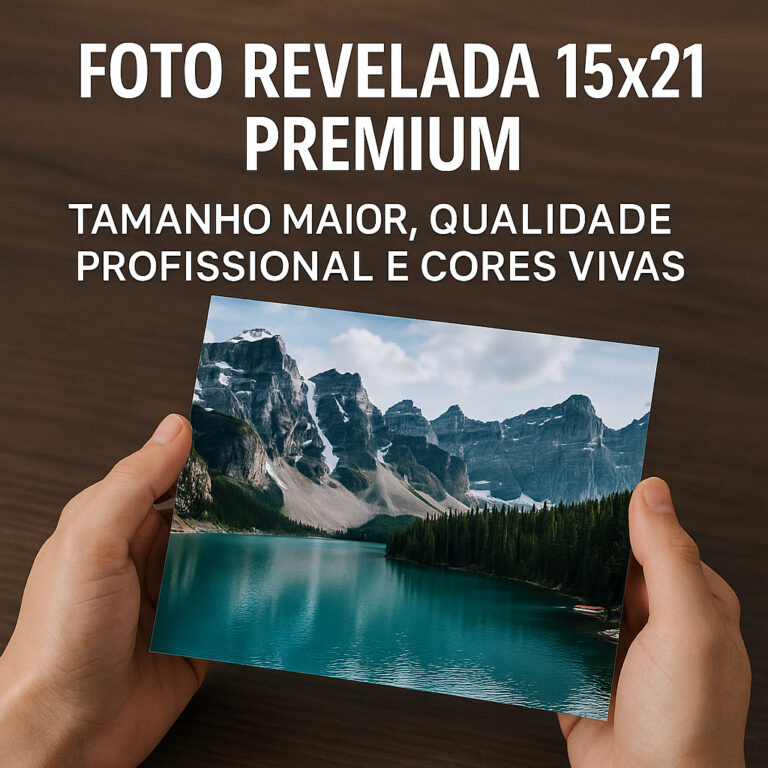 Kit 100 FOTÃO GRANDE 15×21 Premium Revelaç�