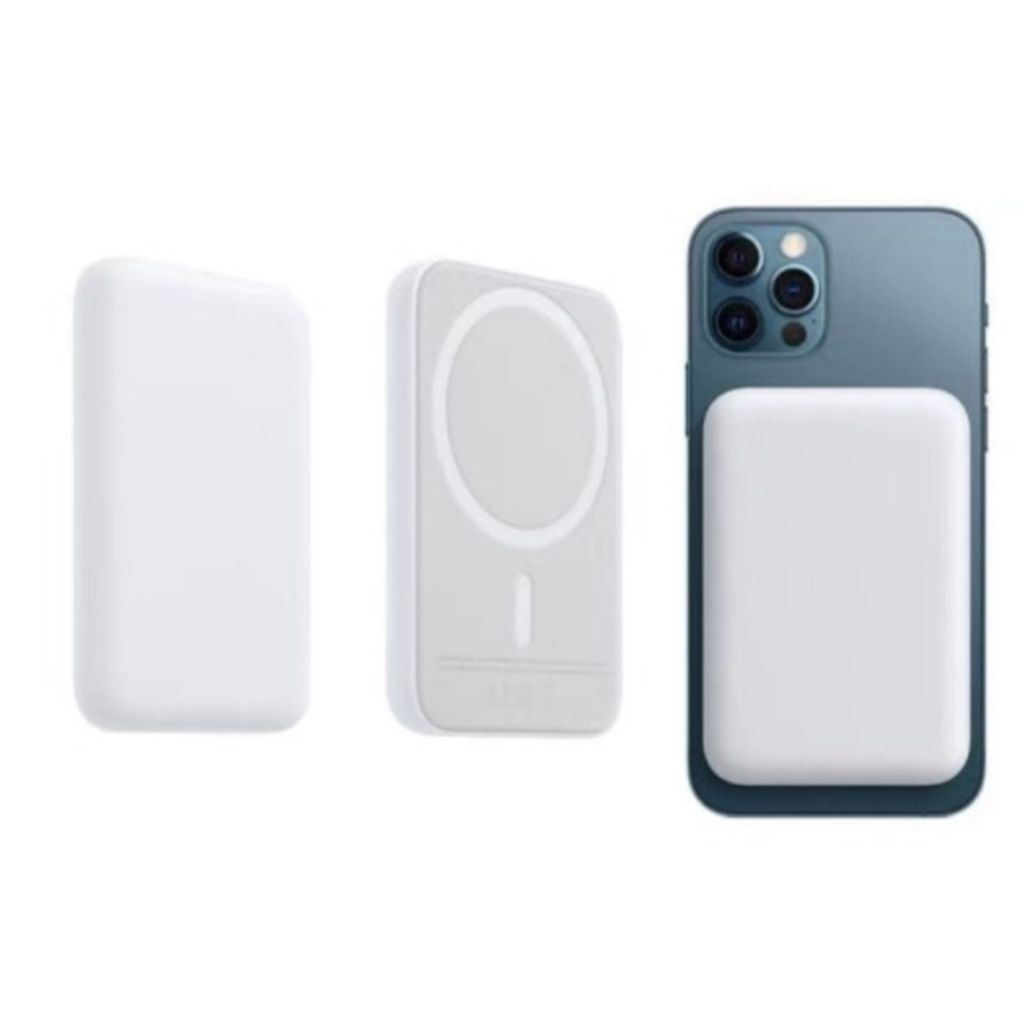 Carregador Portátil 10000Mah Sem fio Para Celular Indução Bateria Carga
