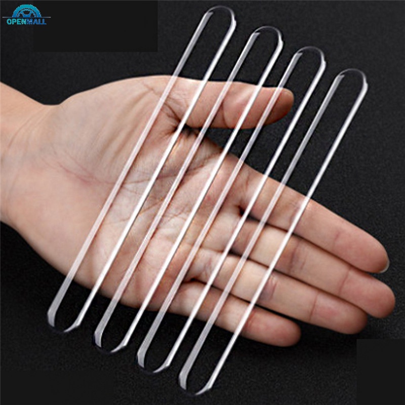 OM 4pçs/Conjunto Adesivo De Silicone Transparente Para Maçaneta De Porta De Carro/Tira De Proteção A