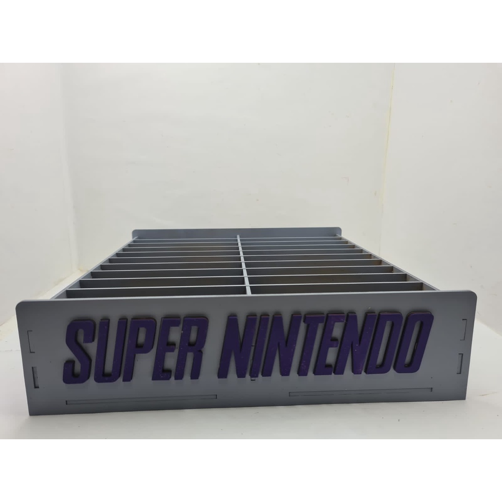 Caixa porta fitas super Nintendo mdf com pintura