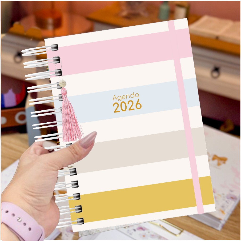 Agenda Personalizada 2026 – Personalize Seu Ano com Estilo