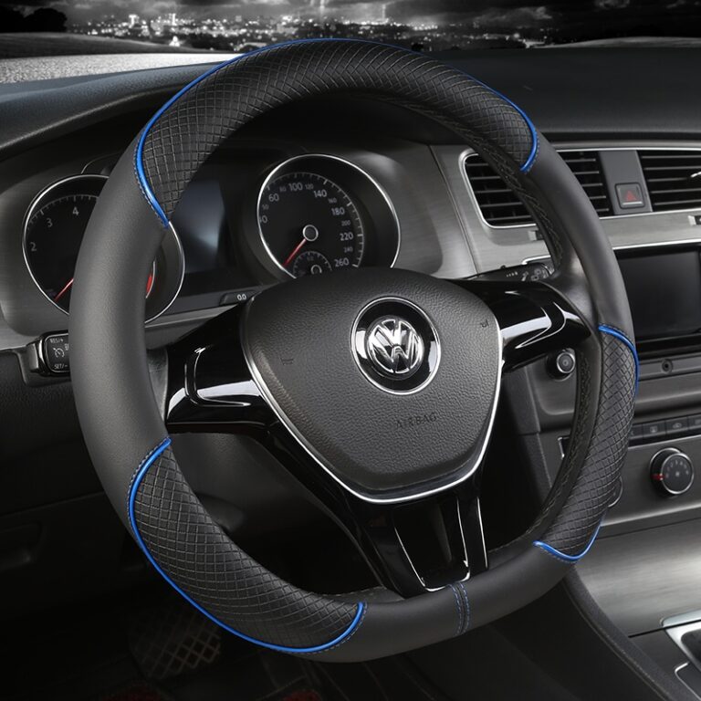 Capa Para Volante De Carro Tipo D De Fibra De Carb