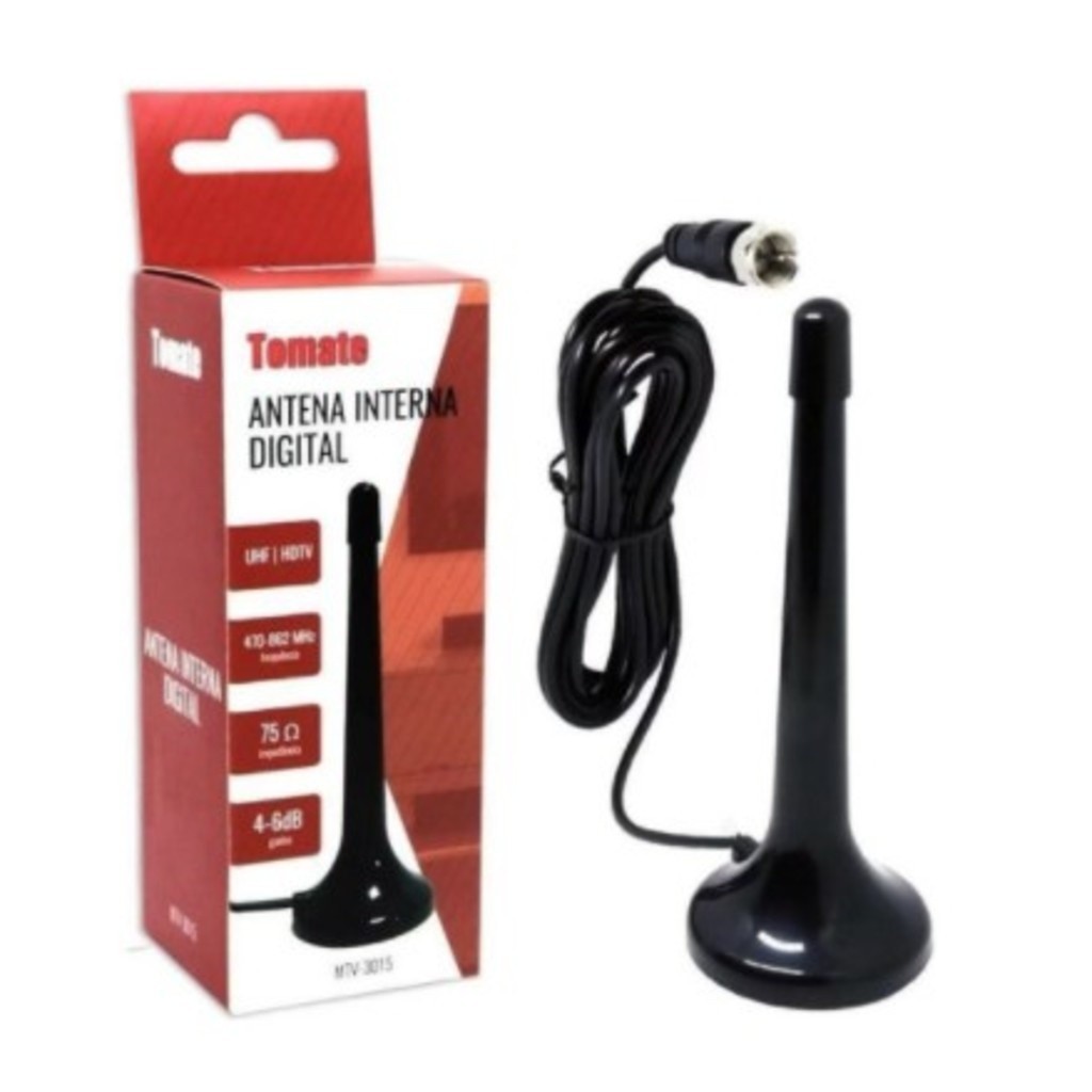 Mini Antena Digital Interna Hdtv Uhf Tomate – Mtv-3015