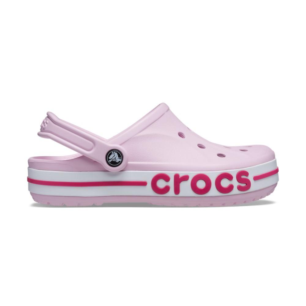Sandália crocs bayaband clog ballerina pink/candy pink