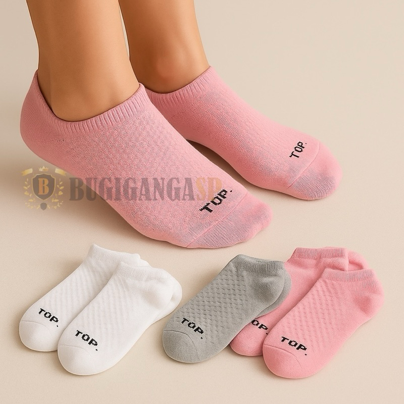 Kit 18 Pares Meia Feminina Unissex Soquete 32 ao 38 Algodão macio Fit