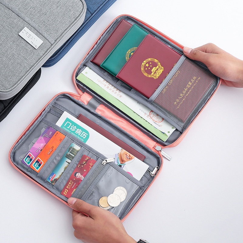 Família Carteira De Viagem Passaporte Titular Criativo Documento Caso Organizador Da À Prova Dágua A