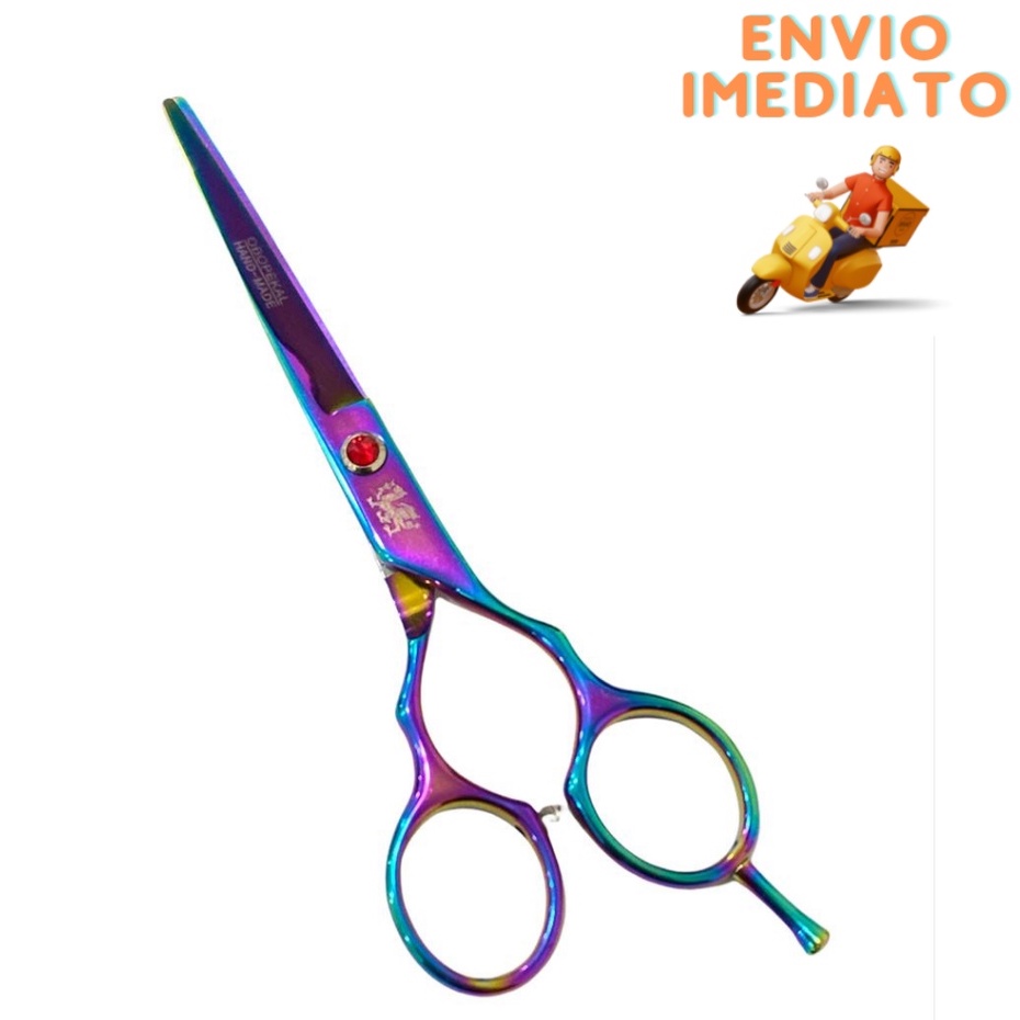 Tesoura Para Cortar Cabelo Fio a Laser 6.0 Barbeiro Profissional Cabeleireiro Obopekal